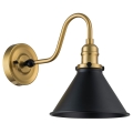 Elstead PV1-AB-MB - Lampada da parete PROVENCE 1xE27/60W/230V oro/nero
